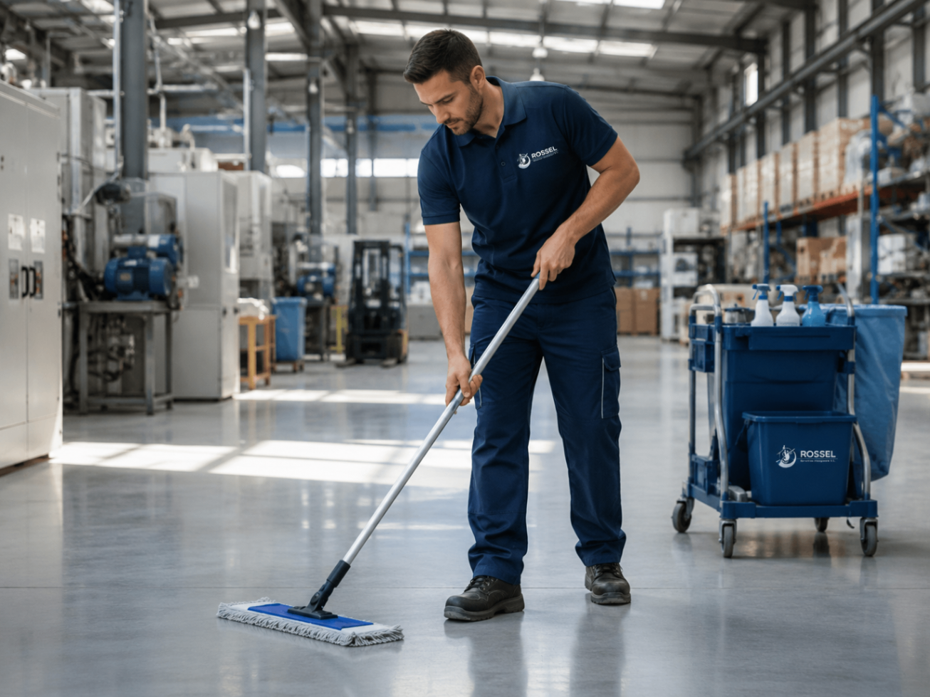 Limpieza de naves industriales